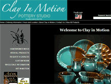 Tablet Screenshot of clayinmotion.com